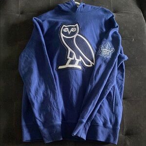 Blue OVO x Toronto Maple Leafs Men's Sweater